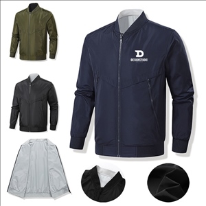 Men's Solid Color Double-Sided Outerwear